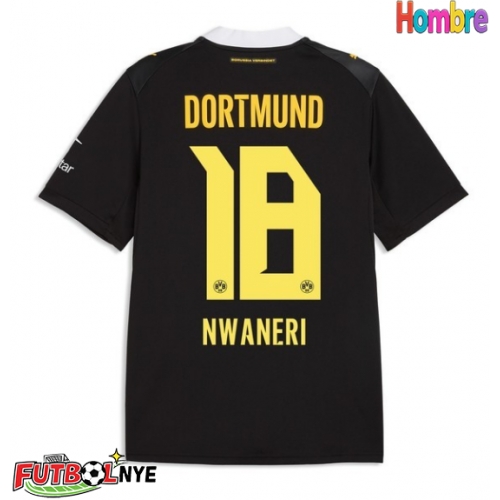 Camiseta Borussia Dortmund Ethan Nwaneri #18 Visitante Equipación 2026-27 manga corta